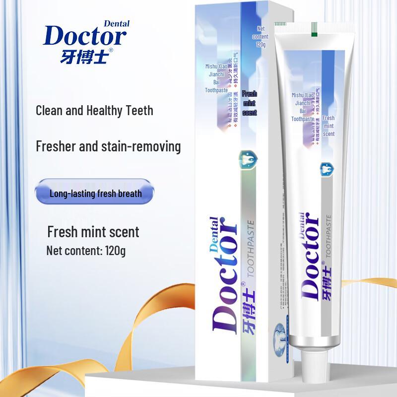 Dr. Ya Dense-Effect Whitening Toothpaste 120g
Dr. Ya Dense-Effect Whitening Toothpaste 120g