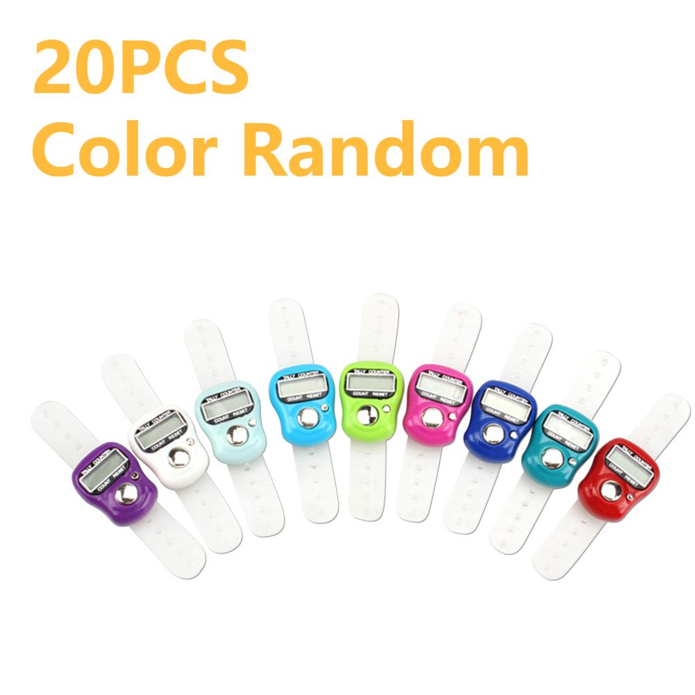 15-50PCS Electronic Digital Finger Ring Tally Counter Hand Held Knitting Row Counter Clicker NEW Mini Point Marker Counter LCD
15-50PCS Electronic Digital Finger Ring Tally Counter Hand Held Knitting Row Counter Clicker NEW Mini Point Marker Counter LCD