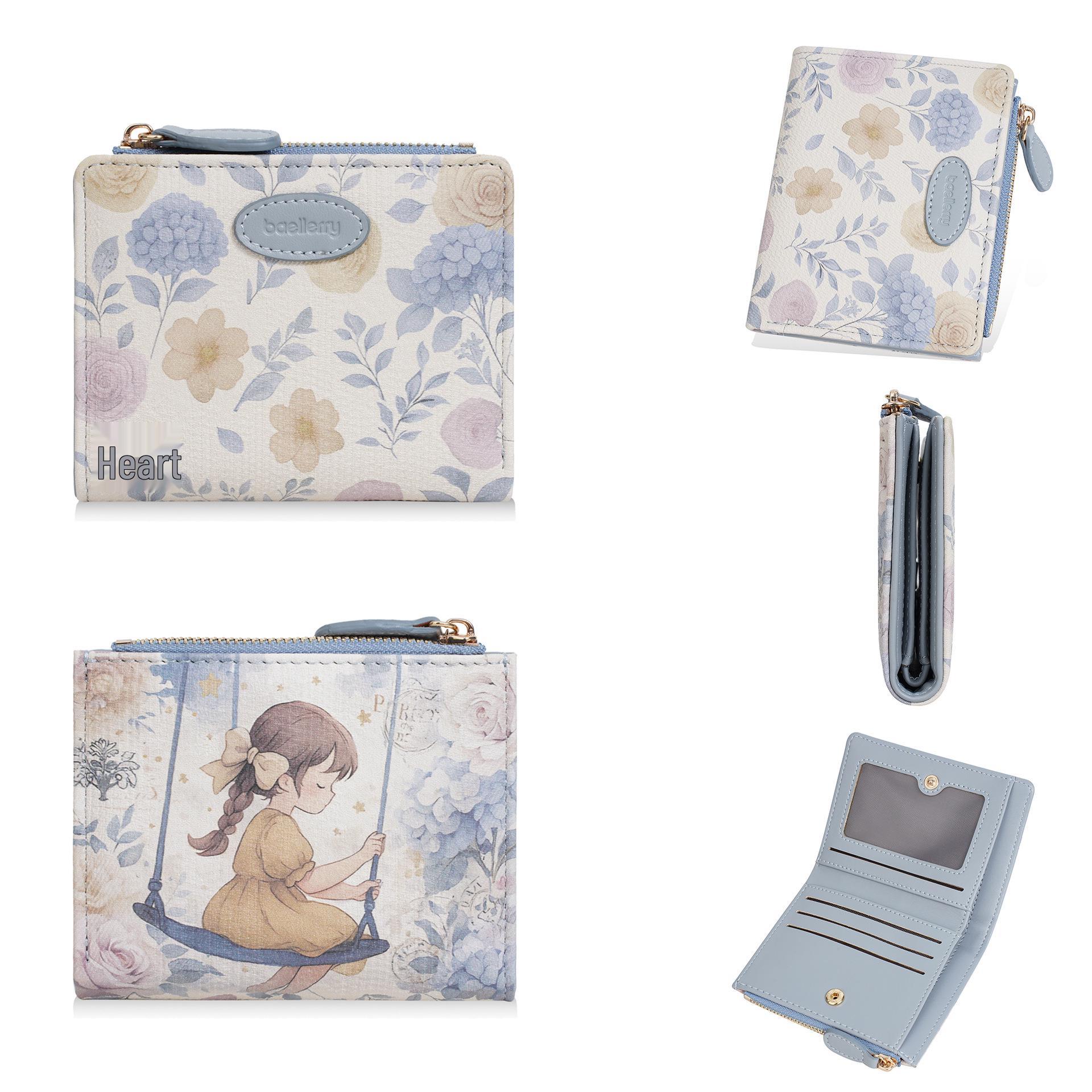 Baellerry Women s Cartoon Coin Purse - Cute, High-End, Short, and Slim Wallet синій
Baellerry Women s Cartoon Coin Purse - Cute, High-End, Short, and Slim Wallet синій