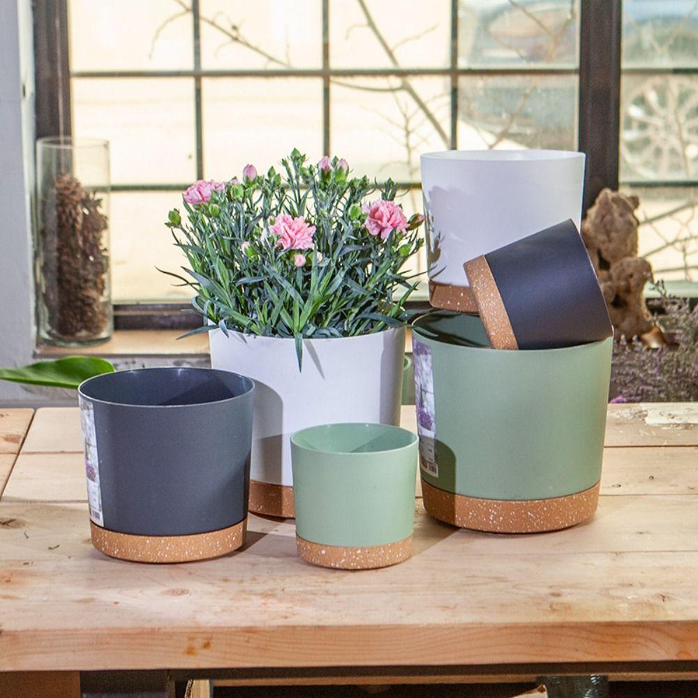 Separation Design Bonsai Potted Flowerpot Plastic Plant Growth Cultivation Pot Home Decoration Black-S
Separation Design Bonsai Potted Flowerpot Plastic Plant Growth Cultivation Pot Home Decoration Black-S