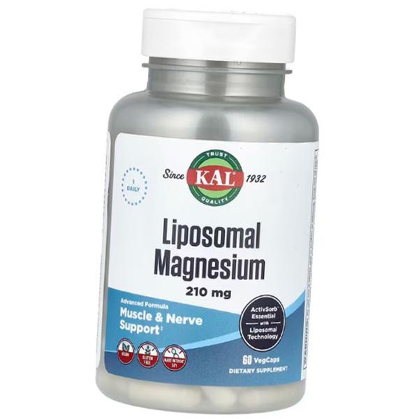 Ліпосомальний Магній, Liposomal Magnesium 210, KAL 60вегкапс (36424079) 60vcaps
Ліпосомальний Магній, Liposomal Magnesium 210, KAL 60вегкапс (36424079) 60vcaps