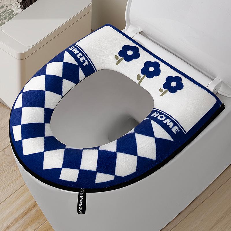 Three-Flower Lamb Wool Zipper Toilet Seat Cover - Cartoon Design, Universal Fit, Waterproof синий
Three-Flower Lamb Wool Zipper Toilet Seat Cover - Cartoon Design, Universal Fit, Waterproof синий
