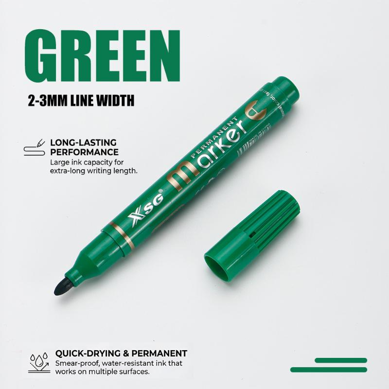 Permanent Markers Oil Based Waterproof Multi Surface Safe Ink For Office Home School Industrial Teaching Art Craft Labeling Use
Permanent Markers Oil Based Waterproof Multi Surface Safe Ink For Office Home School Industrial Teaching Art Craft Labeling Use