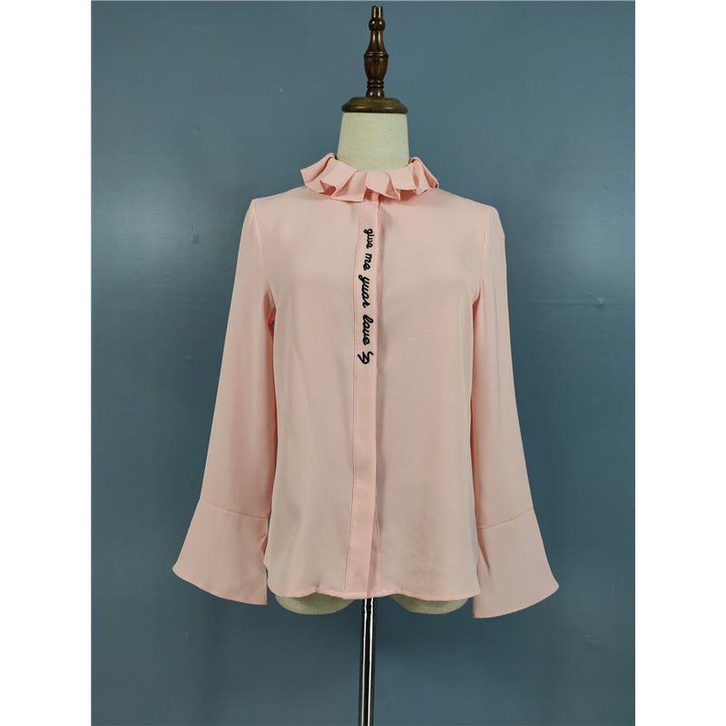 Export Single Fairy Floating Lotus Leaf Lapel Retro Style Long Sleeves Shirt Work Clothing Ol Office Tops Chiffon Shirt Girly Pink M
Export Single Fairy Floating Lotus Leaf Lapel Retro Style Long Sleeves Shirt Work Clothing Ol Office Tops Chiffon Shirt Girly Pink M