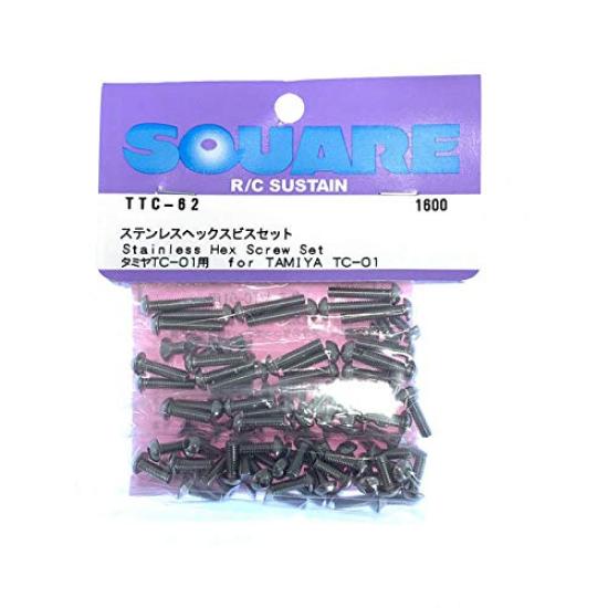 Stainless Steel Hex Screw Set for Tamiya TC-01 TCC-62
Stainless Steel Hex Screw Set for Tamiya TC-01 TCC-62