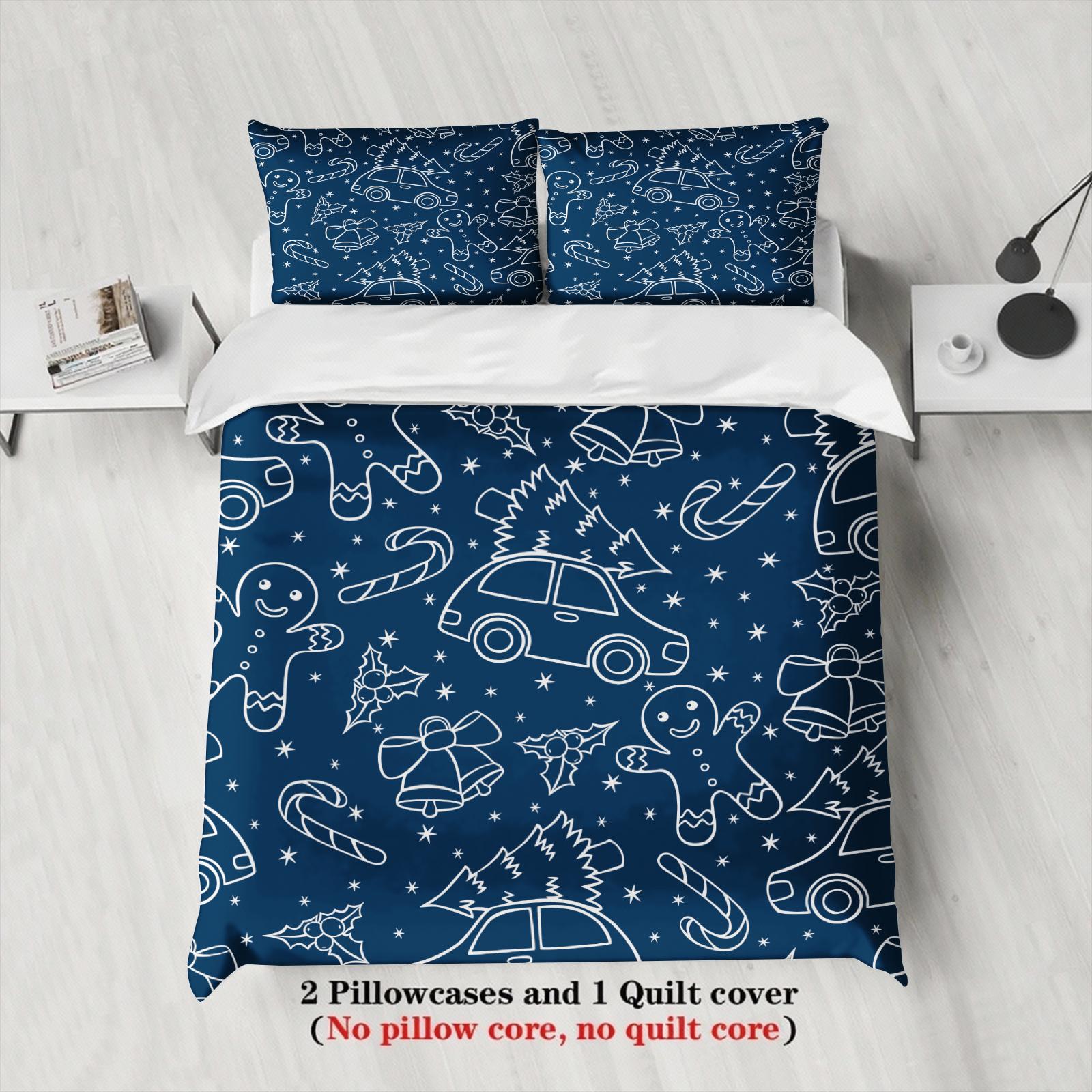 Christmas Bedding Set Christmas Gift Duvet Cover Set Single Twin Queen King Size No Filling Christmas Gift For Home Decor EU Single(135x200cm)
Christmas Bedding Set Christmas Gift Duvet Cover Set Single Twin Queen King Size No Filling Christmas Gift For Home Decor EU Single(135x200cm)