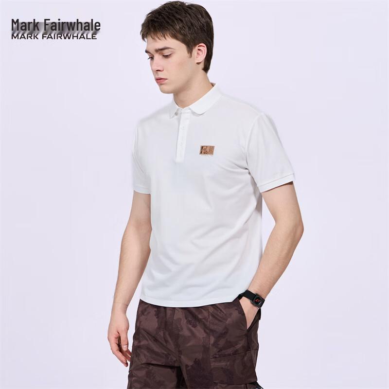 Mark Fairwhale Embroidered Lapel Short Sleeve Polo Shirt for Men 170/M
Mark Fairwhale Embroidered Lapel Short Sleeve Polo Shirt for Men 170/M
