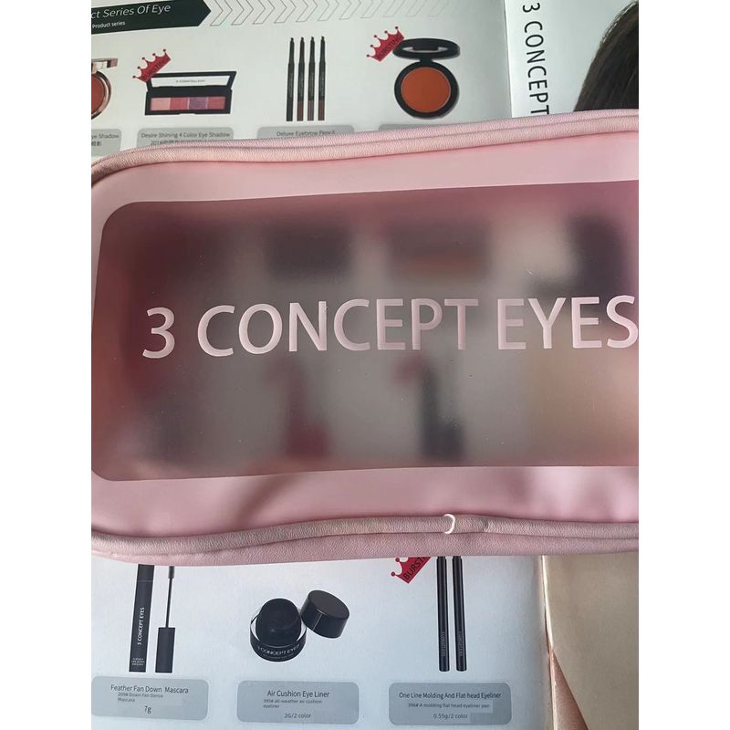 Domestic Counter Genuine 3CE Third Eye Cosmetic Bag 3 Concept Eyes Convenient Makeup Tools Storage Bag Pink cosmetic bag
Domestic Counter Genuine 3CE Third Eye Cosmetic Bag 3 Concept Eyes Convenient Makeup Tools Storage Bag Pink cosmetic bag