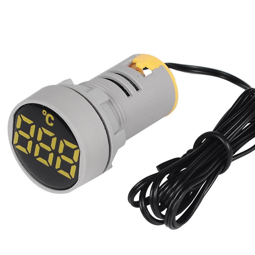 -20-199℃ Temperature Round Panel LED Digital Display Temperature Meter AC50-380V Mini Tester Detector Gauge Electric жовтий
-20-199℃ Temperature Round Panel LED Digital Display Temperature Meter AC50-380V Mini Tester Detector Gauge Electric жовтий