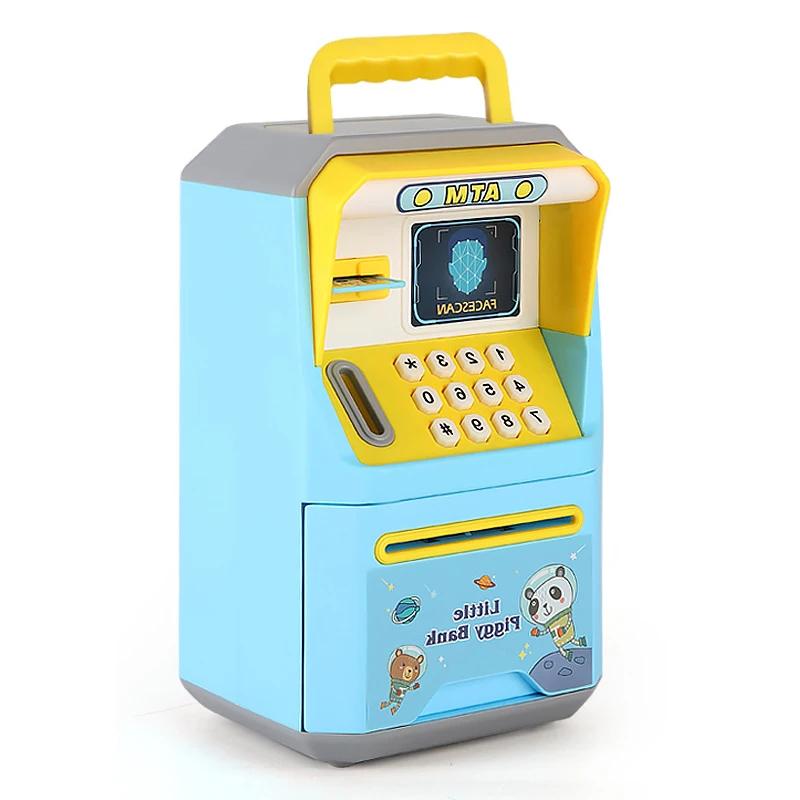 Piggy Bank ATM Machine Safe Box Money Bank ATM Music Electronic Cartoon Bank Face Unlock Kids Toy Auto Scroll Paper Bank зелёный
Piggy Bank ATM Machine Safe Box Money Bank ATM Music Electronic Cartoon Bank Face Unlock Kids Toy Auto Scroll Paper Bank зелёный