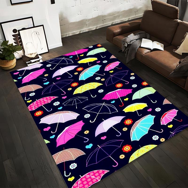 Colorful Umbrella and Floral Printed Carpet for Home Decor Suitable for use as an anti-slip for living room bedroom sofas 40x60cm( 15x23in )
Colorful Umbrella and Floral Printed Carpet for Home Decor Suitable for use as an anti-slip for living room bedroom sofas 40x60cm( 15x23in )