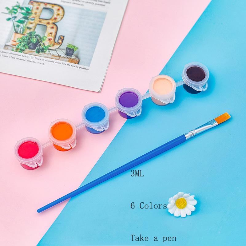 DIY Acrylic Paint 6-color 8-color 12-color Set Art Painting Doodling Coloring Paint Children s Gypsum Doll Paint Strip 3ml
DIY Acrylic Paint 6-color 8-color 12-color Set Art Painting Doodling Coloring Paint Children s Gypsum Doll Paint Strip 3ml