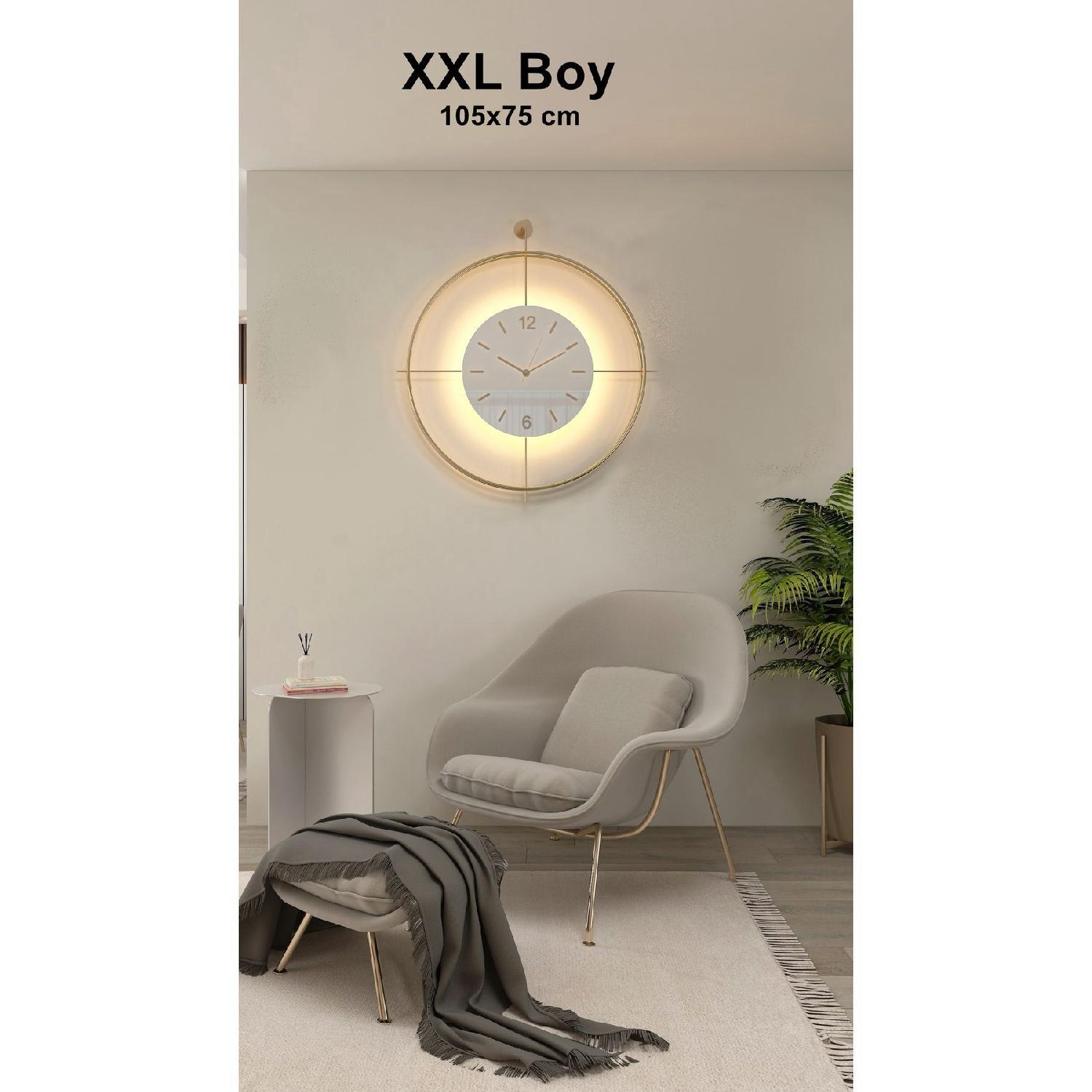 Xxl- Gold Laviento - White Belly - Battery Operated Led, Modern Metal Wall Clock золотой
Xxl- Gold Laviento - White Belly - Battery Operated Led, Modern Metal Wall Clock золотой