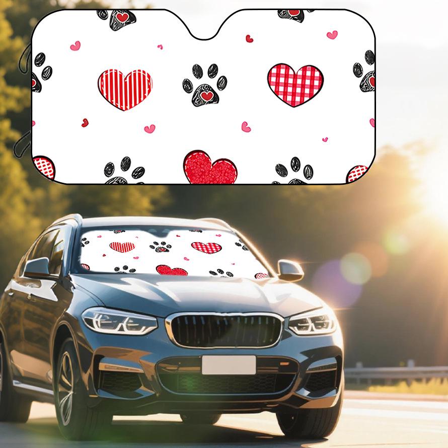 Cute Paw Print Cartoon Dog Car Sunshade - Front Windshield Sun Protection 70x130cm
Cute Paw Print Cartoon Dog Car Sunshade - Front Windshield Sun Protection 70x130cm