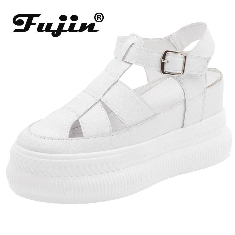 Fujin/9 см, новые мокасины из коровьей натуральной кожи, дизайнерские сандалии с круглым носком, ботильоны на крючках, женская летняя модная женская обувь с полыми отверстиями
Fujin/9 см, новые мокасины из коровьей натуральной кожи, дизайнерские сандалии с круглым носком, ботильоны на крючках, женская летняя модная женская обувь с полыми отверстиями