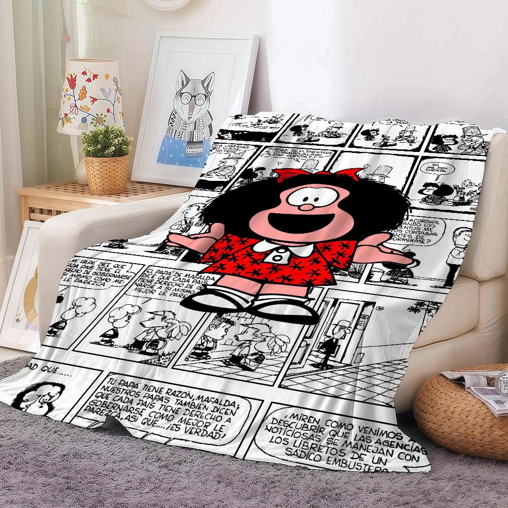 Cartoon Cute Mafalda Blanket Warm And Soft Suitable For Bedroom Living Room Sofa Bed Office Travel Camping 30x40in
Cartoon Cute Mafalda Blanket Warm And Soft Suitable For Bedroom Living Room Sofa Bed Office Travel Camping 30x40in