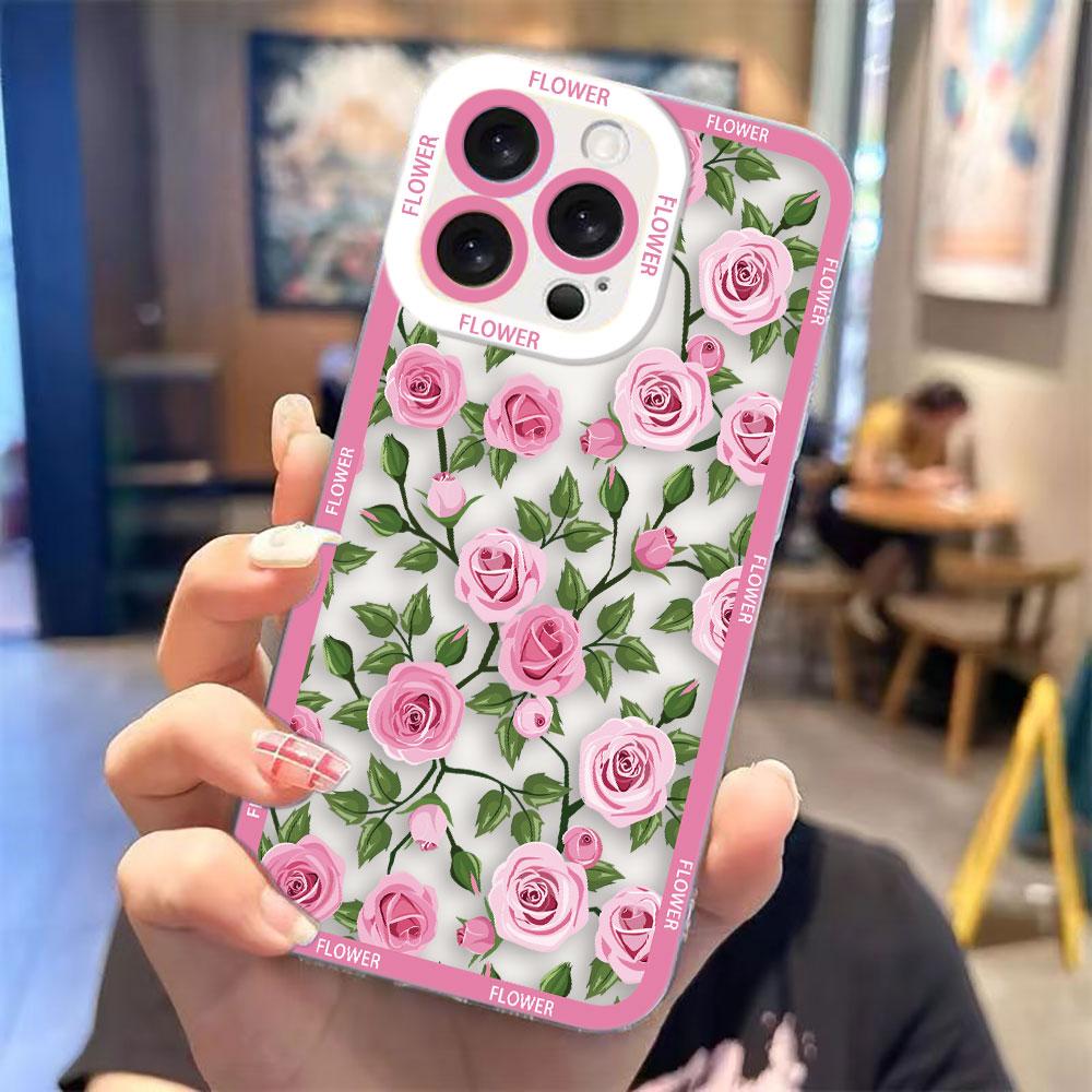 Attractive Flowers Cover Clear Phone Case For iPhone Apple 17 AIR 16E 16 15 14 12 13 11 Pro Max Plus XR TPU DIY Shell Case Funda IPHONE13PROMAX
Attractive Flowers Cover Clear Phone Case For iPhone Apple 17 AIR 16E 16 15 14 12 13 11 Pro Max Plus XR TPU DIY Shell Case Funda IPHONE13PROMAX