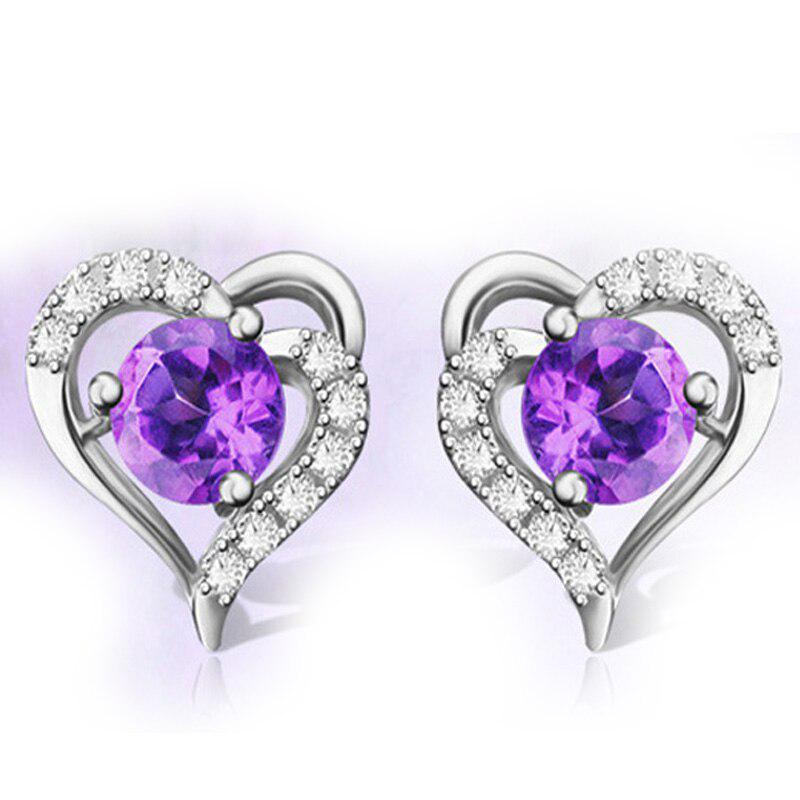 BELLA BOX Модный дизайн, восстанавливающие серьги в форме сердца с синим аметистом, ювелирные украшения, свадебный подарок фиолетовый
BELLA BOX Модный дизайн, восстанавливающие серьги в форме сердца с синим аметистом, ювелирные украшения, свадебный подарок фиолетовый