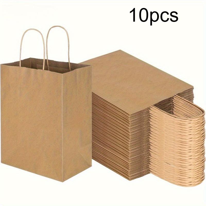 10pcs Brown Kraft Paper Bags with Handles | 5.9x7.9x3.1in, Perfect for Gifts, Favors, Grocery, Retail, Parties, Birthdays one size fits all
10pcs Brown Kraft Paper Bags with Handles | 5.9x7.9x3.1in, Perfect for Gifts, Favors, Grocery, Retail, Parties, Birthdays one size fits all