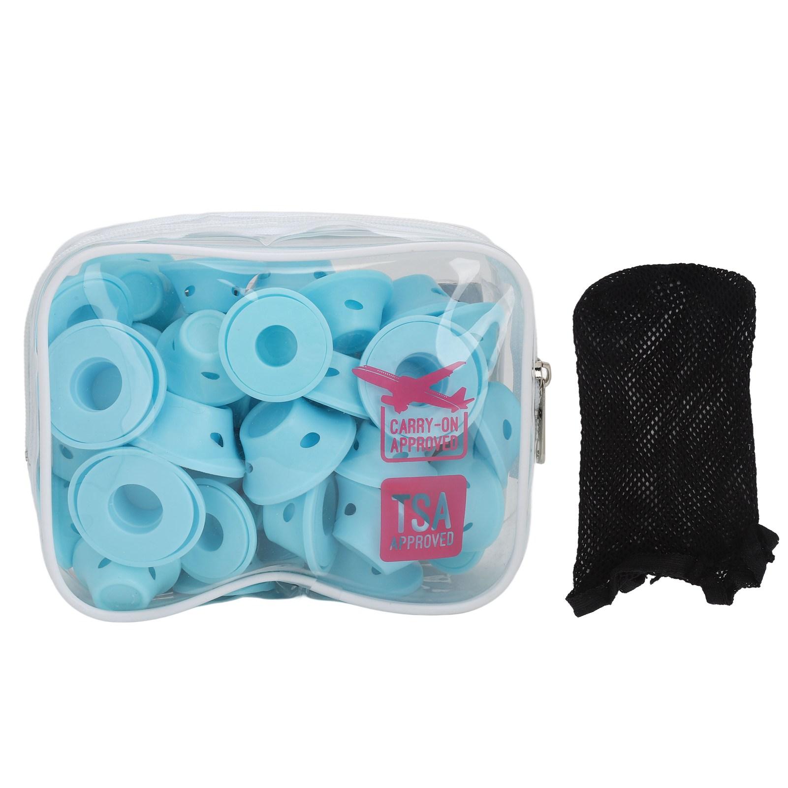 40pcs Silicone Hair Curler Soft Blue Heatless Lightweight Silicone Hair Roller for Home
40pcs Silicone Hair Curler Soft Blue Heatless Lightweight Silicone Hair Roller for Home