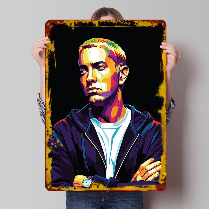 Eminem Portrait Pop Art Metal Poster Customized Wall Art Retro Vintage Tinplate Signs for Aesthetic Decoration Room Coffee Bar 7.9x11.8In(20x30cm)
Eminem Portrait Pop Art Metal Poster Customized Wall Art Retro Vintage Tinplate Signs for Aesthetic Decoration Room Coffee Bar 7.9x11.8In(20x30cm)