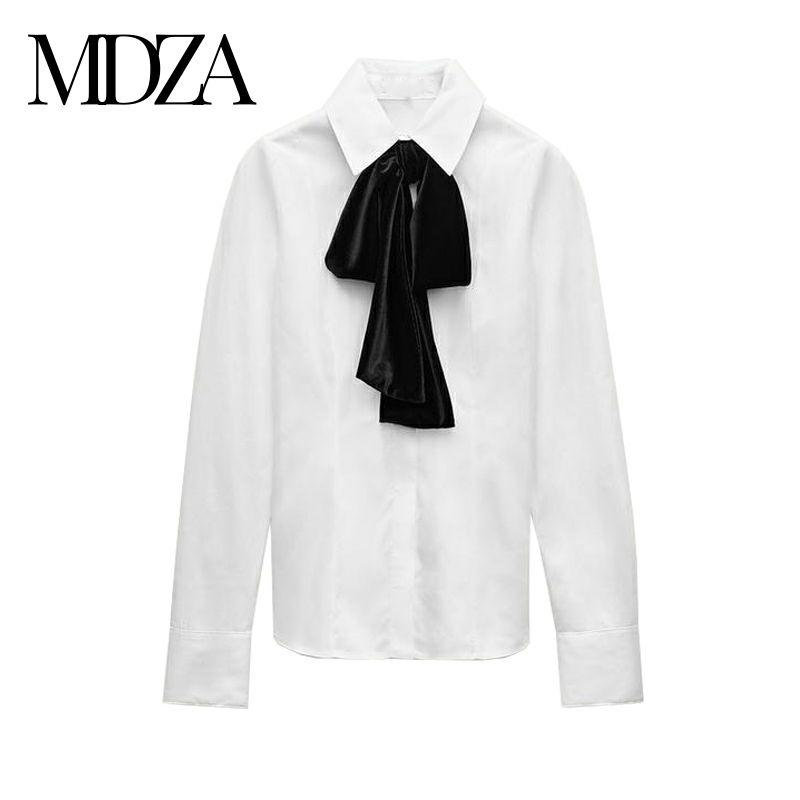 Za Fall and Winter New Women s Clothing French Lapel Long Sleeves Velvet Bowknot Decoration Work Clothing Shirt 4043126 White L
Za Fall and Winter New Women s Clothing French Lapel Long Sleeves Velvet Bowknot Decoration Work Clothing Shirt 4043126 White L