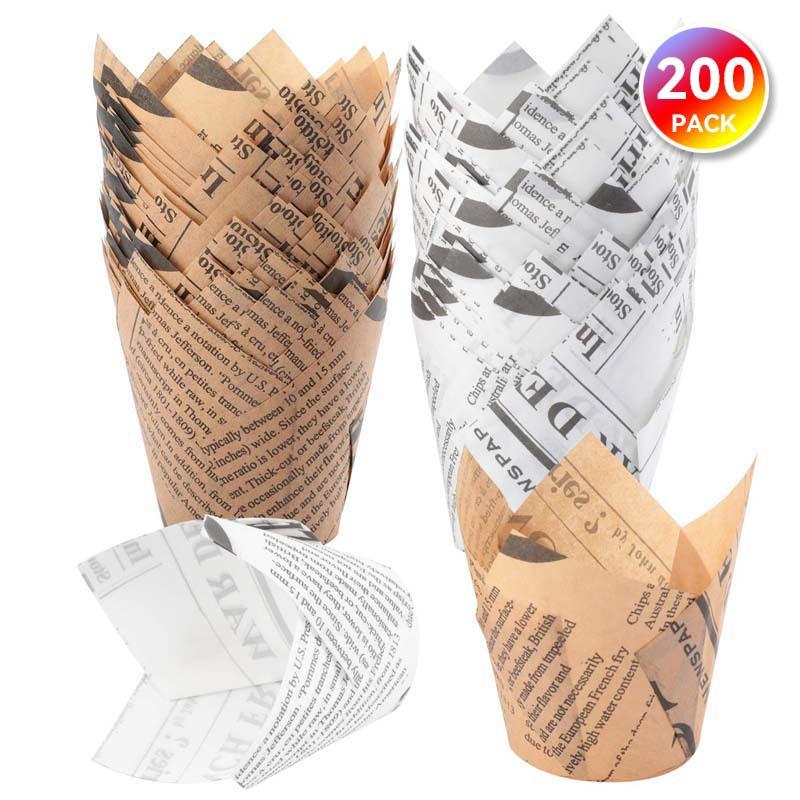 Tulip Cupcake Wrapping Paper Oil-Proof Bread Holder Newspaper Cup Printing English Goblet Of Fire 200
Tulip Cupcake Wrapping Paper Oil-Proof Bread Holder Newspaper Cup Printing English Goblet Of Fire 200