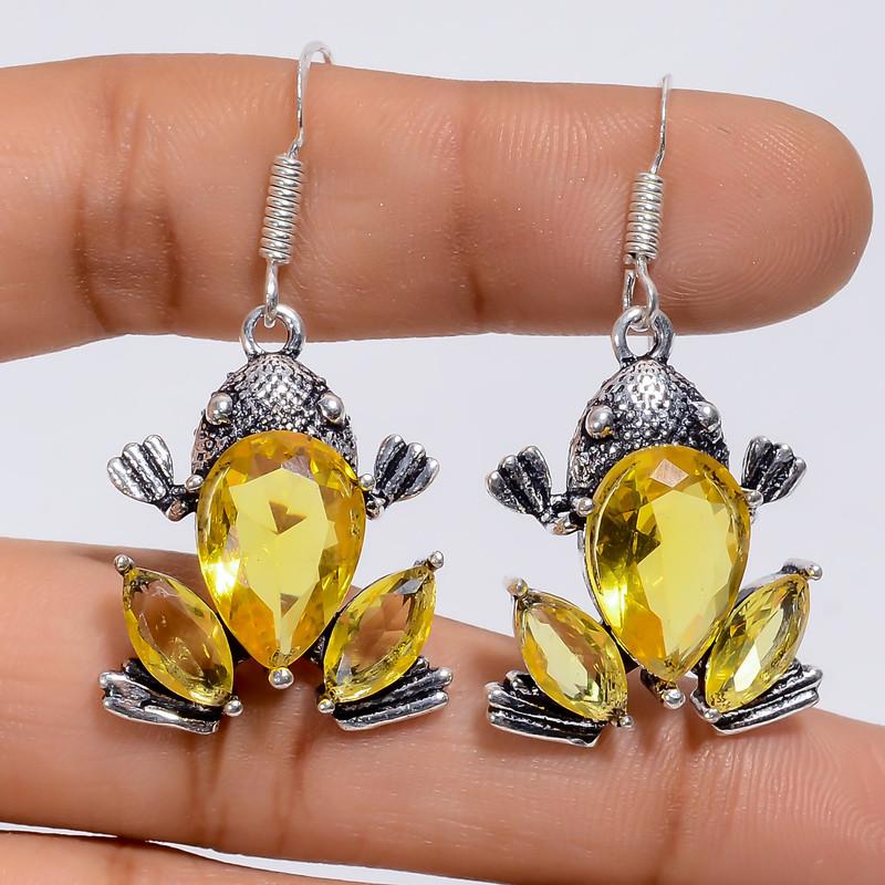 Amazing Top Grade Qualite 100% Natural Citrine Pear Shape Vintage Style Handmade Jewelry 925 Steling Silver Dangle Earrings 1.7 WSJ-5093 1.7
Amazing Top Grade Qualite 100% Natural Citrine Pear Shape Vintage Style Handmade Jewelry 925 Steling Silver Dangle Earrings 1.7 WSJ-5093 1.7