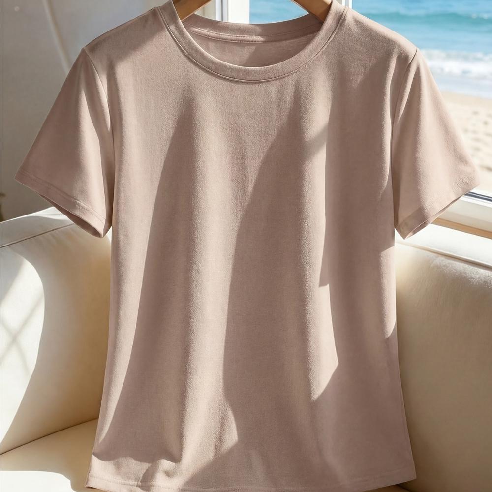 women s Casual Loose Fit Crew Neck Short Sleeve T-Shirt Basic Solid Color Streetwear Tops Tees 2XL абрикосовий
women s Casual Loose Fit Crew Neck Short Sleeve T-Shirt Basic Solid Color Streetwear Tops Tees 2XL абрикосовий