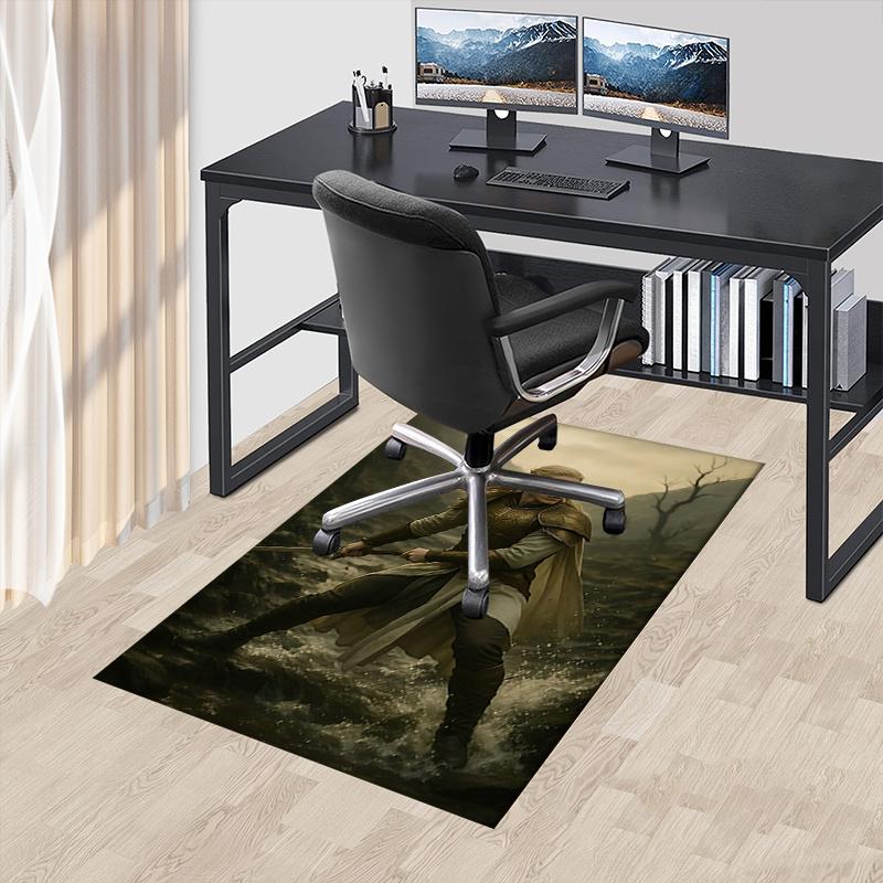 Knight,Lord of the Rings Polyester Office Carpet Chair Mats, Home Decor Dormitory Floor Protector with Anti-Skid Backing, Large Area Coverag 60cm by 90cm
Knight,Lord of the Rings Polyester Office Carpet Chair Mats, Home Decor Dormitory Floor Protector with Anti-Skid Backing, Large Area Coverag 60cm by 90cm