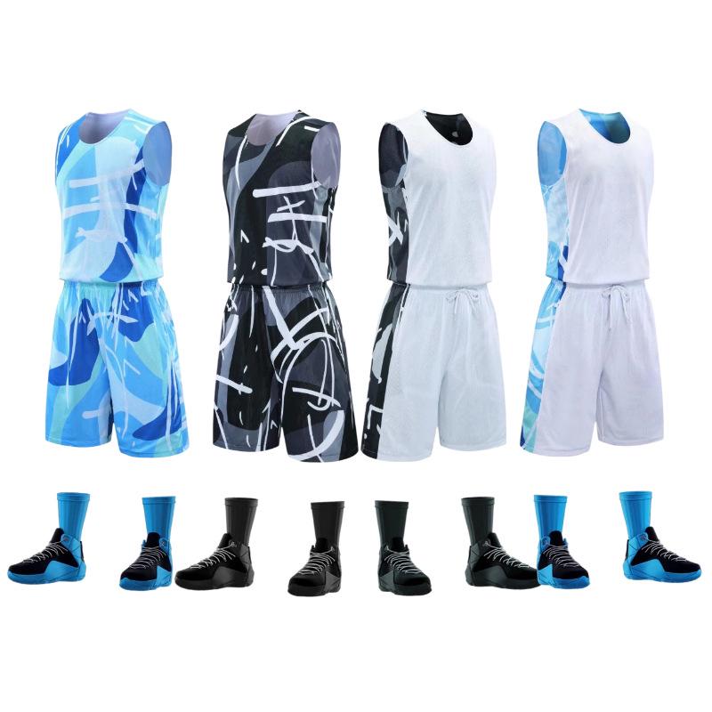 Men s Reversible Basketball Uniform Set - Loose Fit, Printed Sportswear, Customizable Team Jersey 5XL білий/фіолетовий
Men s Reversible Basketball Uniform Set - Loose Fit, Printed Sportswear, Customizable Team Jersey 5XL білий/фіолетовий