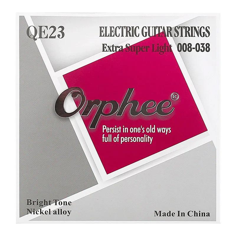 Orphee QE Electric Guitar Strings High quality Carbon Steel Hexagonal Alloy Core Electric Guitarra Strings Guitar Parts
Orphee QE Electric Guitar Strings High quality Carbon Steel Hexagonal Alloy Core Electric Guitarra Strings Guitar Parts