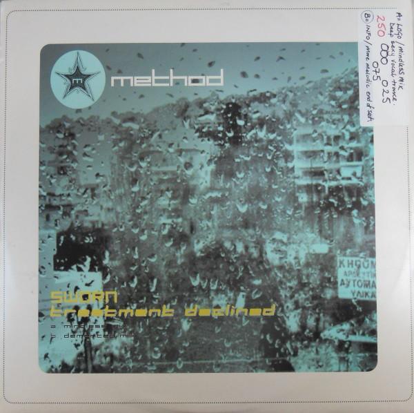 12inch Record SWORN - Treatment Declined METHOD15 Method Records 2003 UK Dance & Electronica Used
12inch Record SWORN - Treatment Declined METHOD15 Method Records 2003 UK Dance & Electronica Used