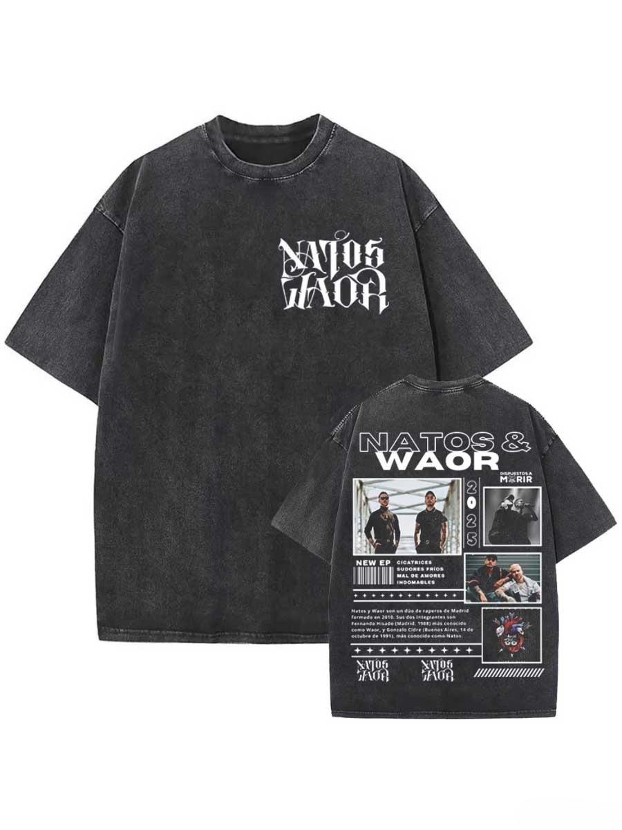 Rapper NATOS WAOR Tshirt for Unisex Women Album Merch Cotton Oversized T shirt Vintage Washed 2XL
Rapper NATOS WAOR Tshirt for Unisex Women Album Merch Cotton Oversized T shirt Vintage Washed 2XL