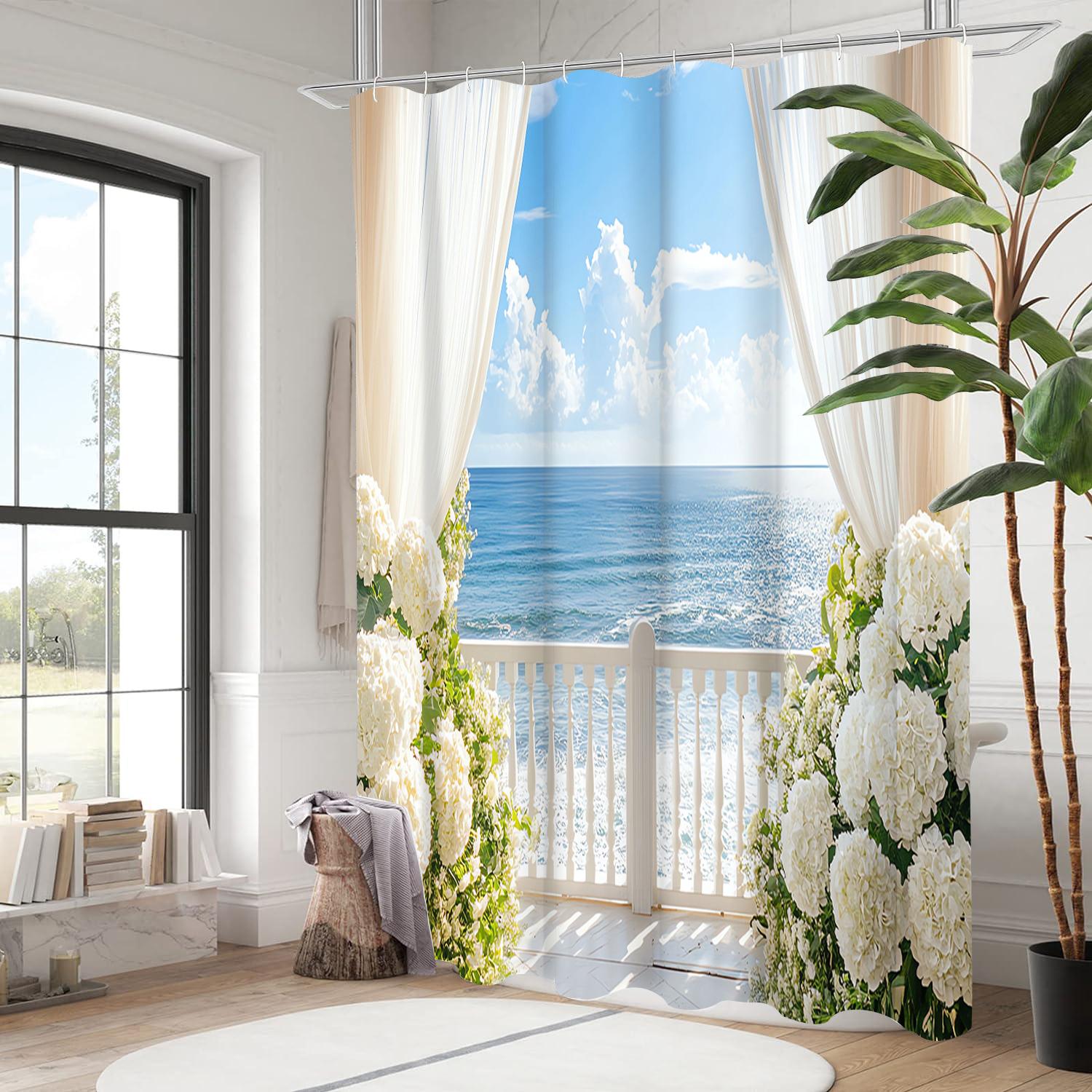 Sea views and flowers Bathing Curtain Bathroom Shower Curtain Waterproof With 12 Hooks Home Deco Free Ship 180x180cm curtain червоний
Sea views and flowers Bathing Curtain Bathroom Shower Curtain Waterproof With 12 Hooks Home Deco Free Ship 180x180cm curtain червоний