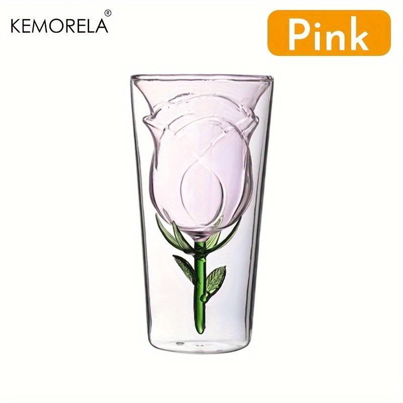 KEMORELA INS Double-Layer Glass Wine Glass Rose Shape Design Red Wine Glass Glass Juice Cup Suitable for Wedding Valentine s Day 301-400ml рожевий
KEMORELA INS Double-Layer Glass Wine Glass Rose Shape Design Red Wine Glass Glass Juice Cup Suitable for Wedding Valentine s Day 301-400ml рожевий