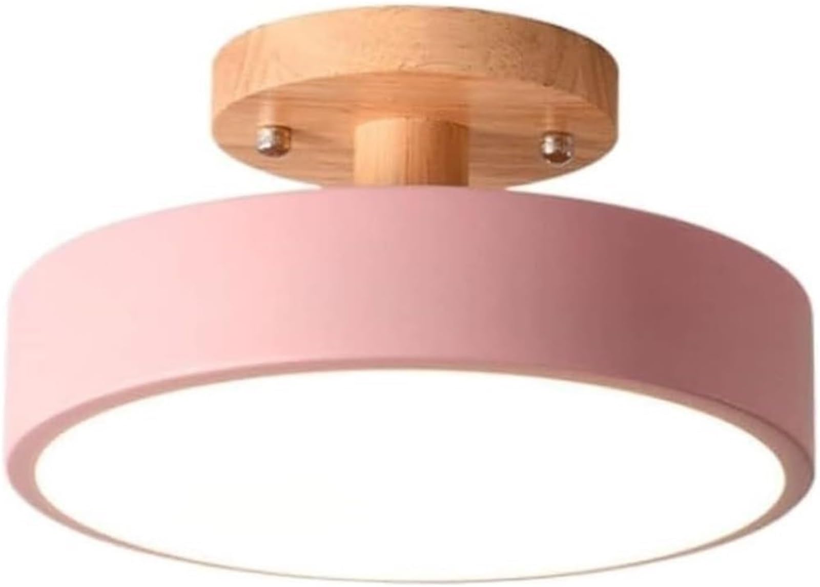Nordic Wood Circle Ceiling Light Half Flush Mount Adjustable 3 Color Temperature Minimalist Woodcraft Lighting Fixture for Hallway Bedroom Balcony 7in рожевий
Nordic Wood Circle Ceiling Light Half Flush Mount Adjustable 3 Color Temperature Minimalist Woodcraft Lighting Fixture for Hallway Bedroom Balcony 7in рожевий