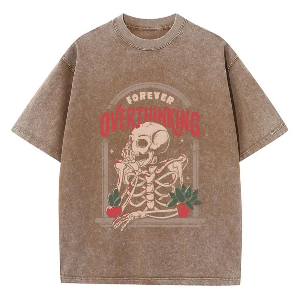 Casual Cotton Washed T-Shirts Skeleton Man On The Balcony Printing Tops Oversize O-Neck Soft Short Sleeve Mans Clothes 3XL
Casual Cotton Washed T-Shirts Skeleton Man On The Balcony Printing Tops Oversize O-Neck Soft Short Sleeve Mans Clothes 3XL