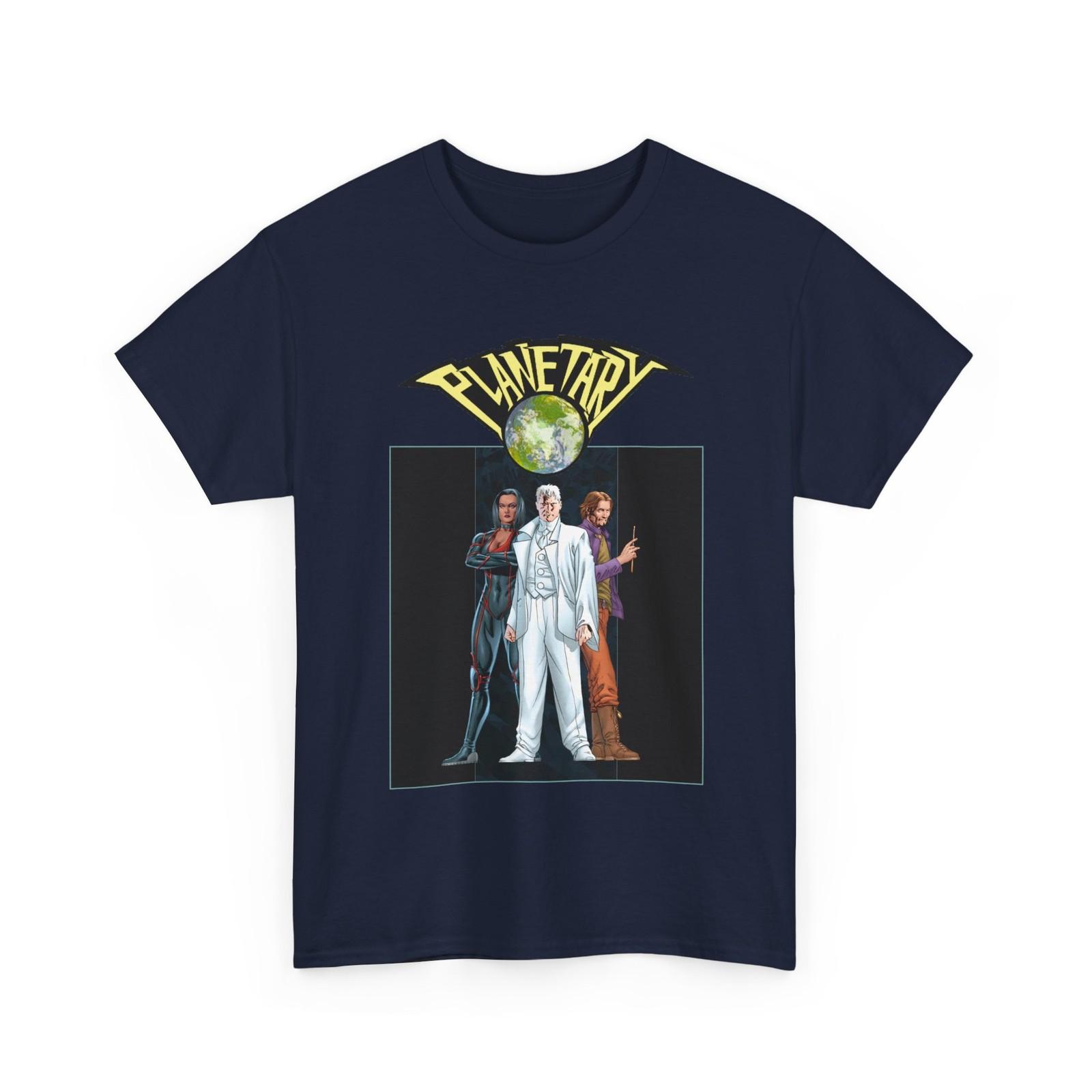 Planetary T-Shirt Mens Womens Tees Top - John Cassady Art - Elijah Snow, The Drummer, Jakita Wagner M
Planetary T-Shirt Mens Womens Tees Top - John Cassady Art - Elijah Snow, The Drummer, Jakita Wagner M