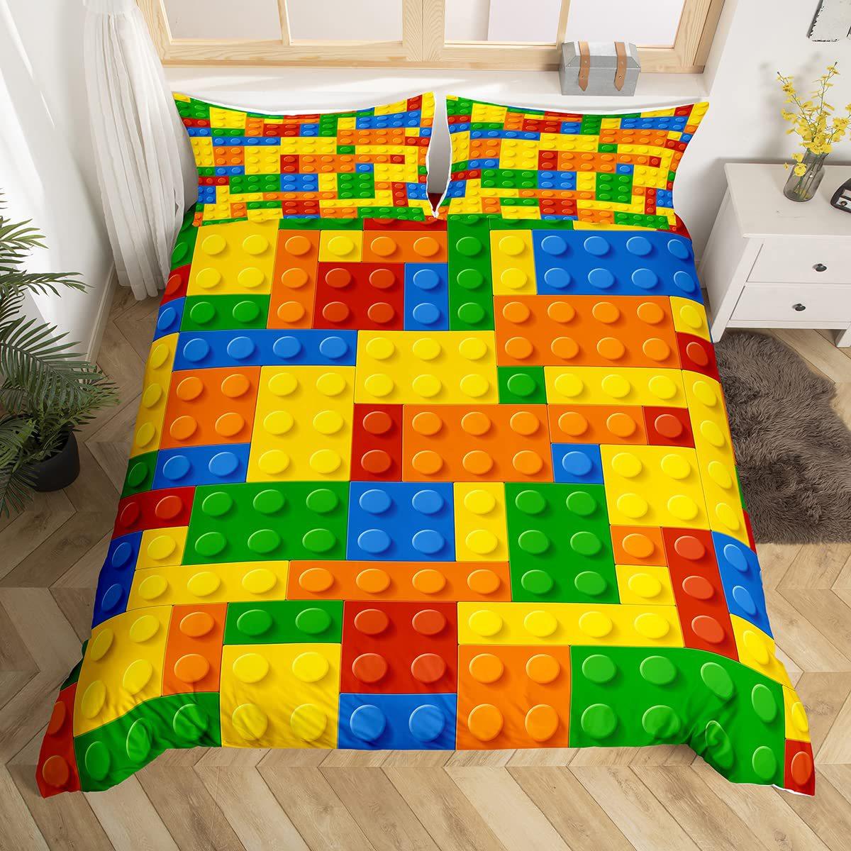 Children S Building Block Three-Piece Quilt Cover 3D Digital Printing Bedding Set Custom Bed Cover EU single 135*200
Children S Building Block Three-Piece Quilt Cover 3D Digital Printing Bedding Set Custom Bed Cover EU single 135*200