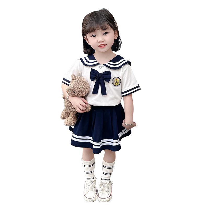 Летний комплект школьной формы для девочек 2025 - Модный костюм для выступления братьев и сестер, Двухпредметный наряд для класса 120 cm
Летний комплект школьной формы для девочек 2025 - Модный костюм для выступления братьев и сестер, Двухпредметный наряд для класса 120 cm