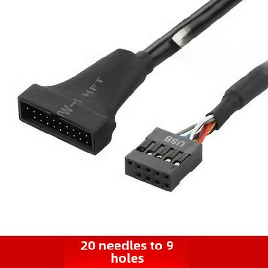 Адаптер USB 3.0 - 2.0, кабель-переходник с 20-контактного на 9-контактный для материнской платы 9-hole to 20-pin, 0.13m
Адаптер USB 3.0 - 2.0, кабель-переходник с 20-контактного на 9-контактный для материнской платы 9-hole to 20-pin, 0.13m