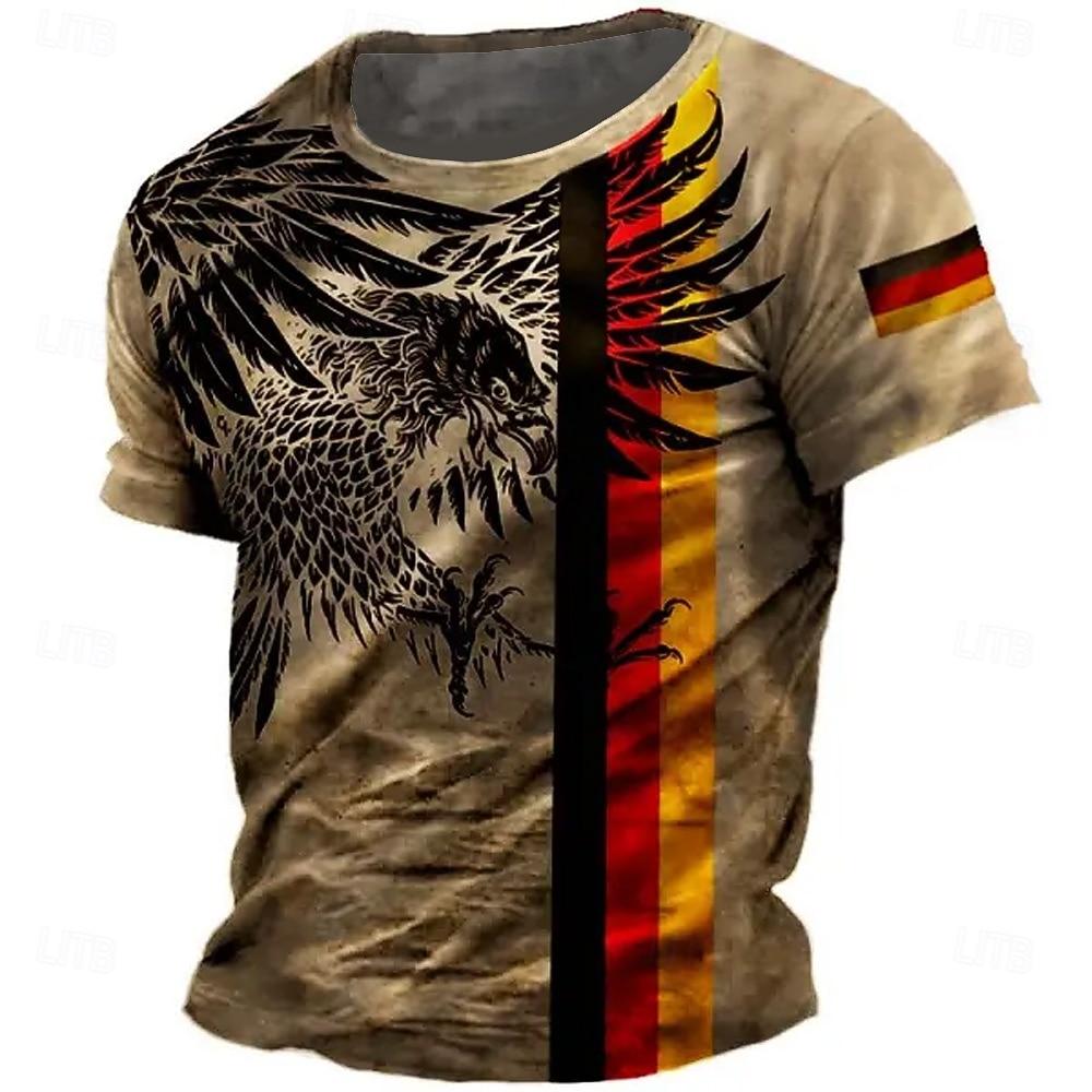 Men s German Flag T Shirt Short Sleeve T shirt 3D Print Crew Neck Shirt Retro Vintage Vintage Retro Casual Daily Brown Green Gray XL
Men s German Flag T Shirt Short Sleeve T shirt 3D Print Crew Neck Shirt Retro Vintage Vintage Retro Casual Daily Brown Green Gray XL