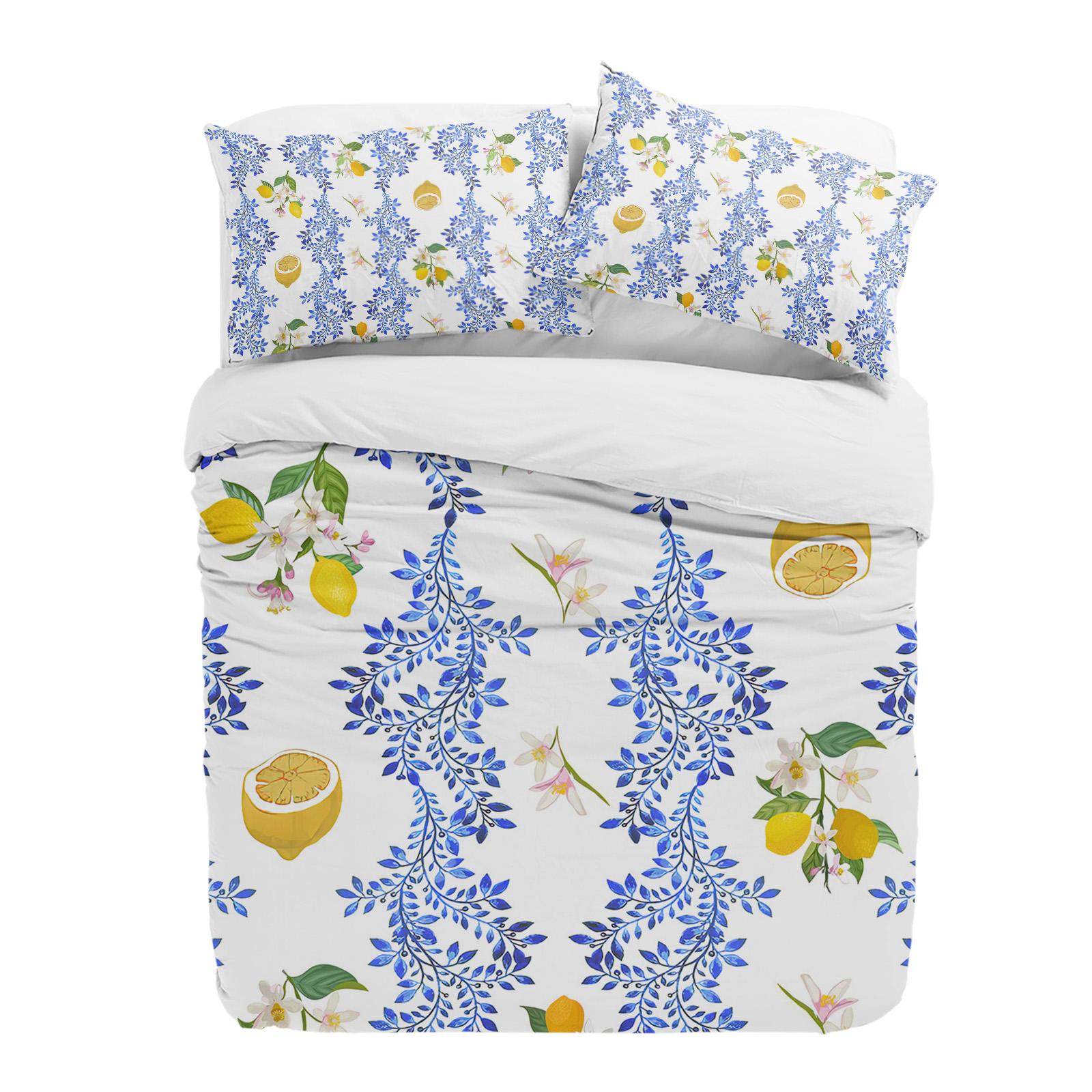 Винтажный комплект постельного белья с лимонными цветами и листьями 3 предмета для двуспальной кровати, домашний текстиль, пододеяльник, покрывало, наволочка EU single(135x200cm)
Винтажный комплект постельного белья с лимонными цветами и листьями 3 предмета для двуспальной кровати, домашний текстиль, пододеяльник, покрывало, наволочка EU single(135x200cm)