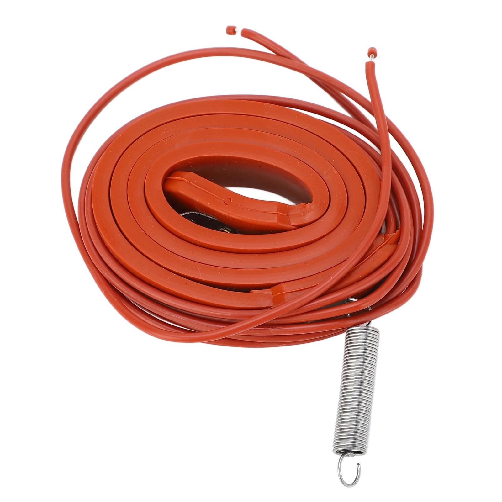 AC220V 45W Heating Tape Self Regulating Insulation Electric Heating Cable for Compressor Water Pipe
AC220V 45W Heating Tape Self Regulating Insulation Electric Heating Cable for Compressor Water Pipe