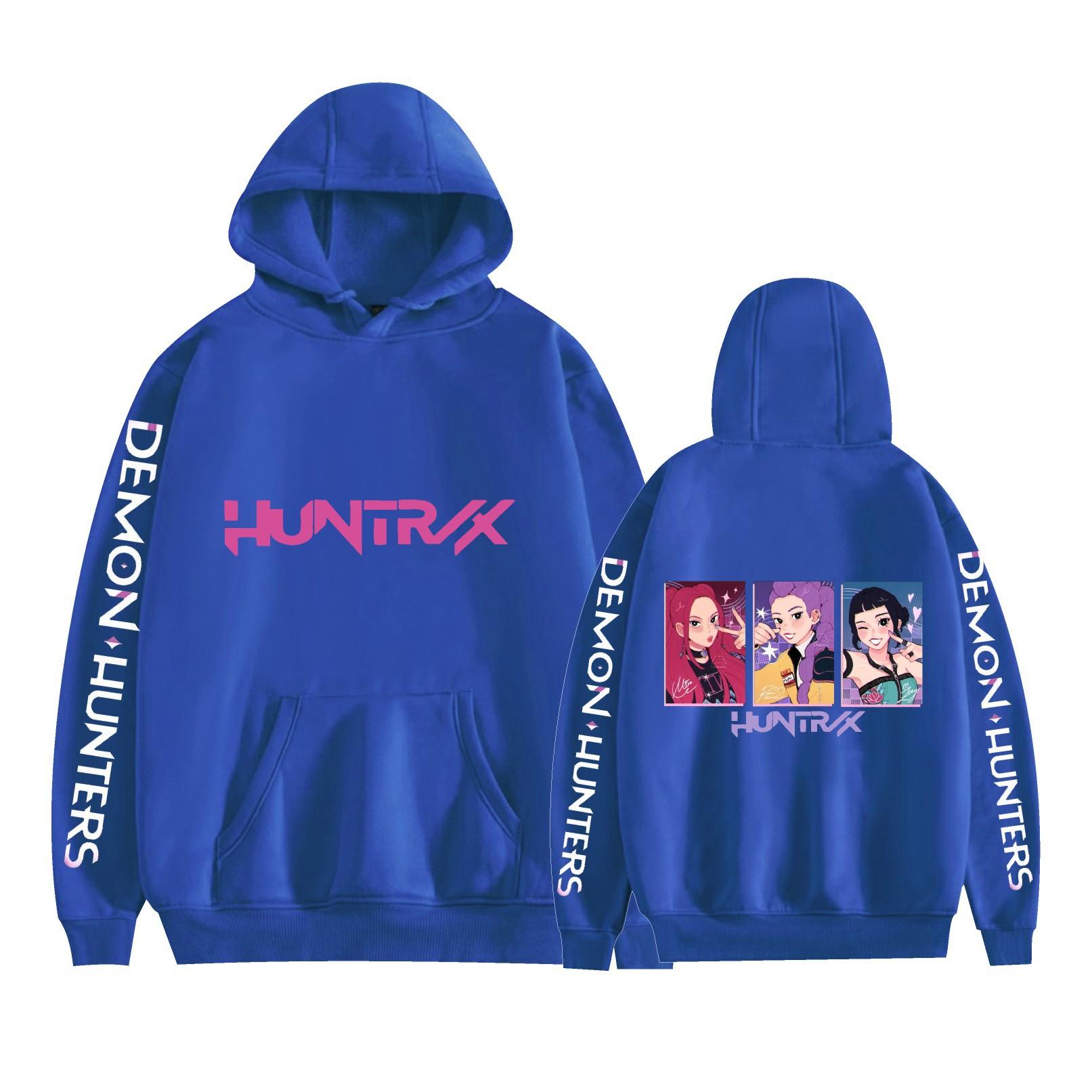 KPop Demon Hunters Anime Hoodies Graphic Printed Sweatshirts Casual Long Sleeve Tops for Men Women XXS синій
KPop Demon Hunters Anime Hoodies Graphic Printed Sweatshirts Casual Long Sleeve Tops for Men Women XXS синій