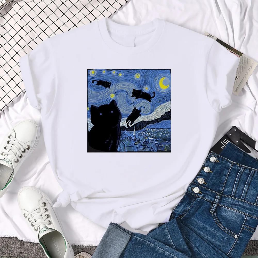 Womens World Famous Painting Cat Graphic TShirt CrewNeck ShortSleeved Aesthetic Dress Top Harajuku Style Modal fabric 4XL
Womens World Famous Painting Cat Graphic TShirt CrewNeck ShortSleeved Aesthetic Dress Top Harajuku Style Modal fabric 4XL