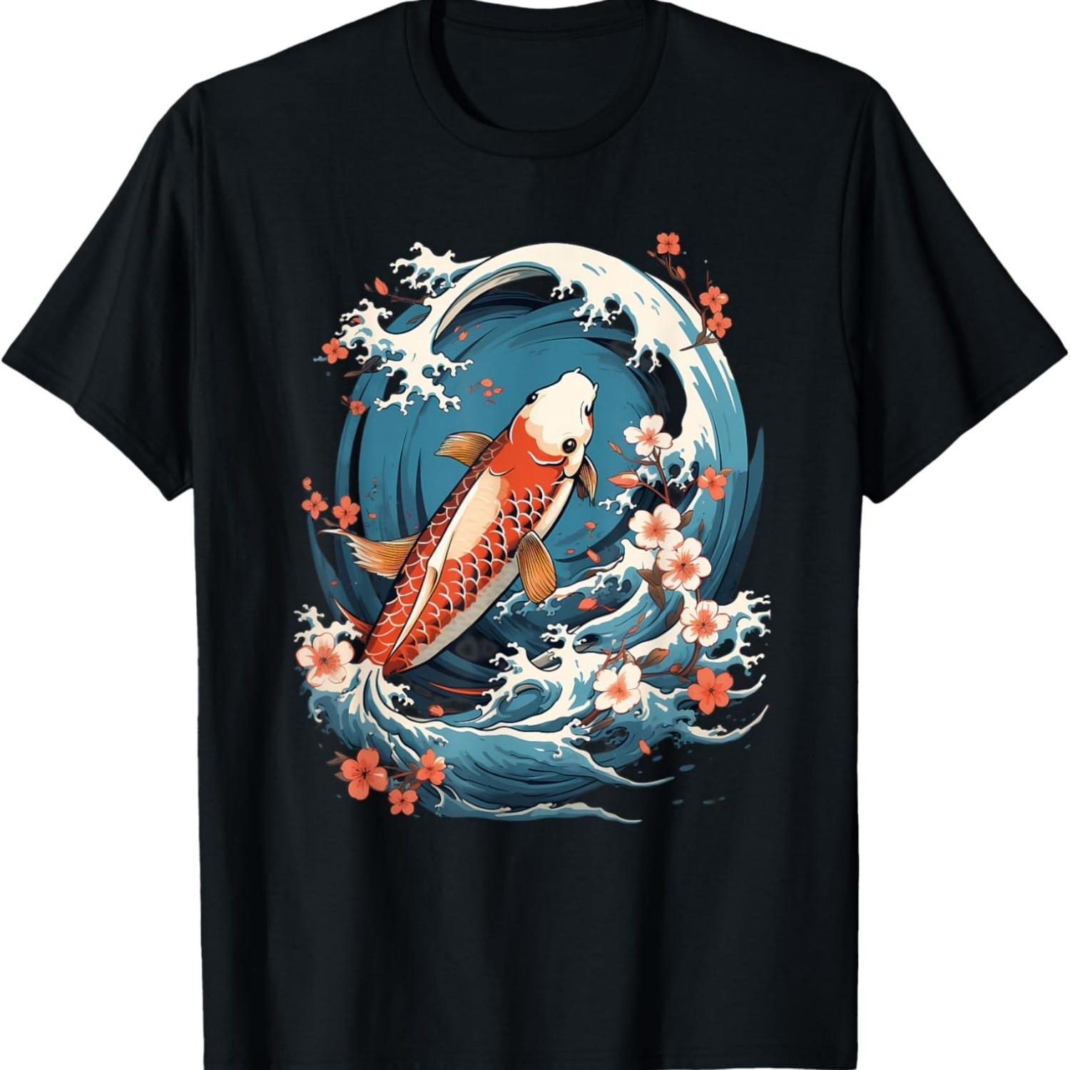 Koi Carp Ying Yang Nishikigoi Fish Cherry Blossom T-Shirt(68) S чёрный
Koi Carp Ying Yang Nishikigoi Fish Cherry Blossom T-Shirt(68) S чёрный