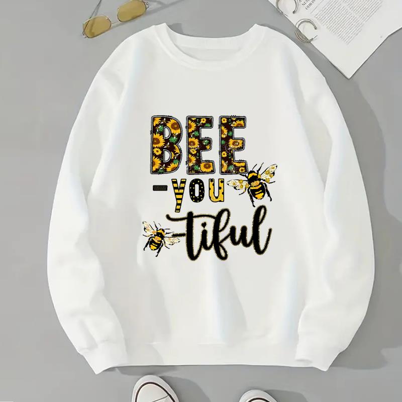 (Азиатский размер) Женские милые пуловеры с принтом «Леди Пчела» в стиле 90-х годов, весна-осень-осень-зима, модные повседневные пуловеры, флисовая одежда, толстовки с графикой
(Азиатский размер) Женские милые пуловеры с принтом «Леди Пчела» в стиле 90-х годов, весна-осень-осень-зима, модные повседневные пуловеры, флисовая одежда, толстовки с графикой