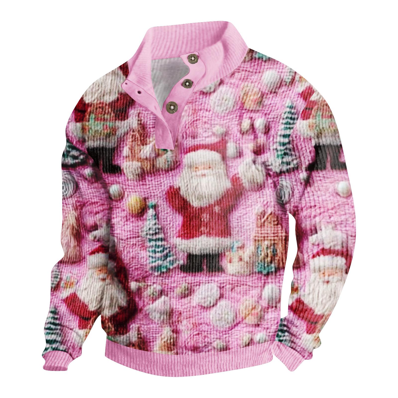 Мужская вельветовая рубашка на пуговицах с рождественским принтом S
Мужская вельветовая рубашка на пуговицах с рождественским принтом S